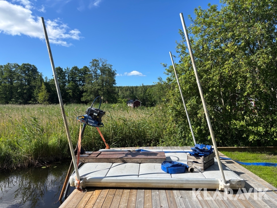 Muddringspump Mamec Oy BS850 med motor och flotte