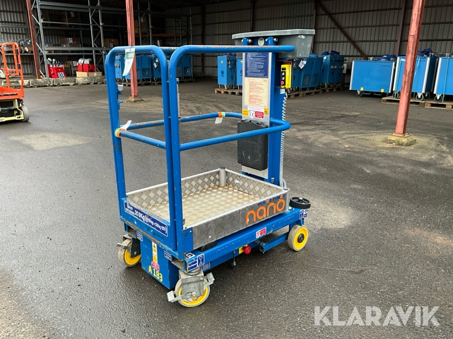 Pelarlift, manuell Power Tower Nano