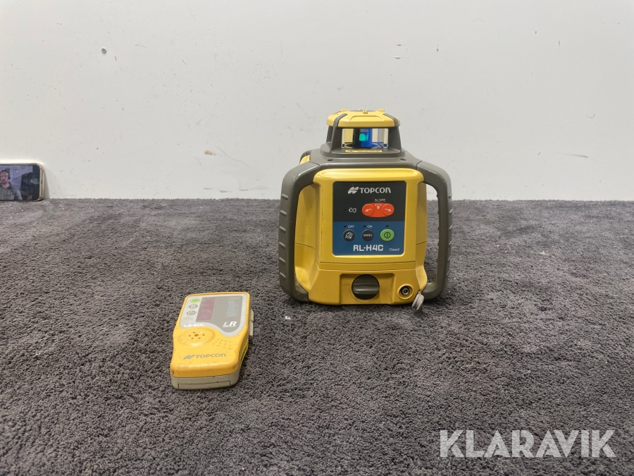 Planlaser, lasermottagare Topcon RL-H4C, LS-80L