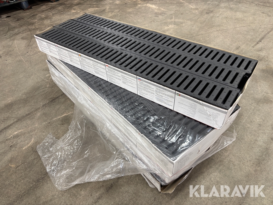 Markränna Mufle svart 4 st paket