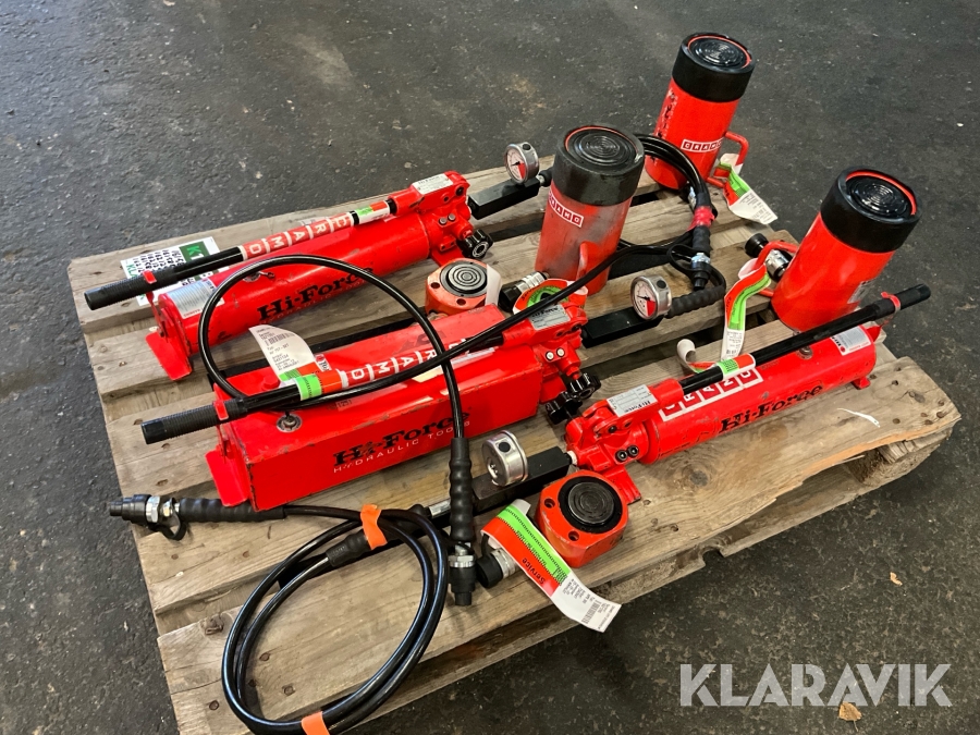 Lyftbock paket med 8 delar Hi-Force HP257, HP227, HPS 300, HSS506