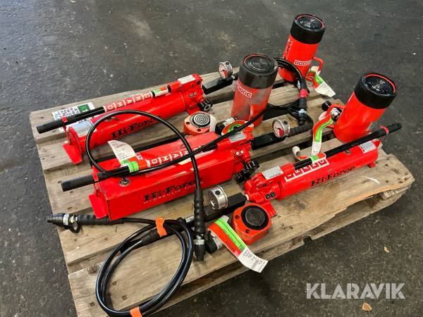 Lyftbock paket med 8 delar Hi-Force HP257, HP227, HPS 300, HSS506