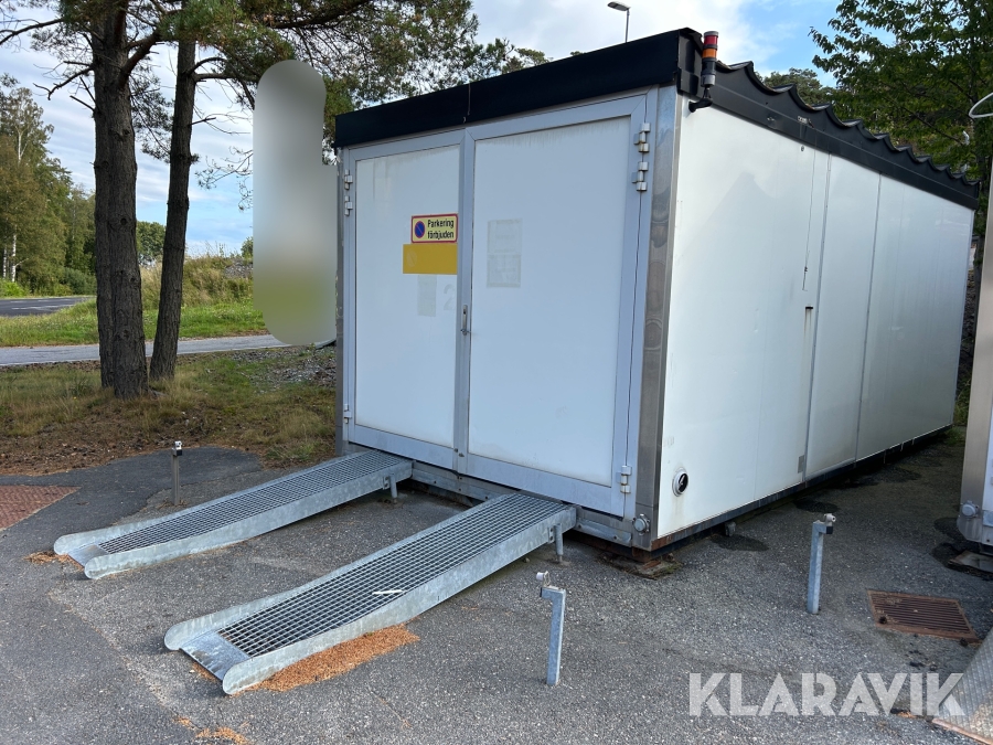 Kylcontainer Box Modul med ramper