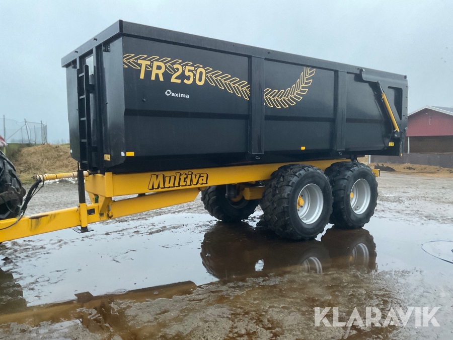 Spannmålskärra med ensilage förhöjning Multiva TR250
