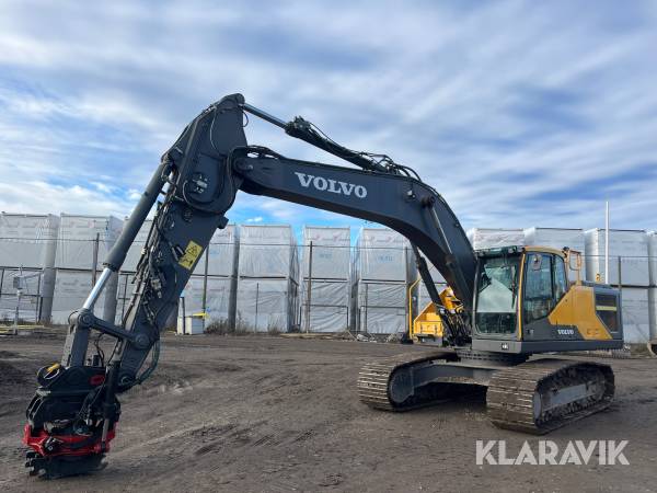 Grävmaskin Volvo EC300EL med tiltrotator & 3-D