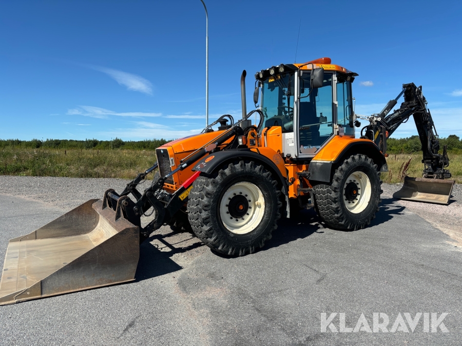 Grävlastare Huddig 1060B med tiltrotator och skopor