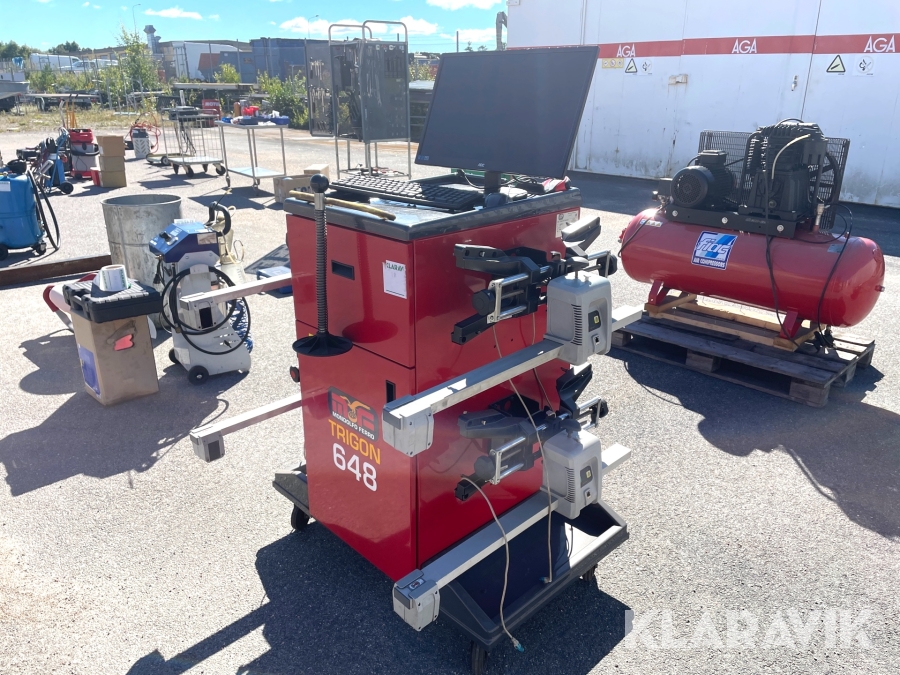 Fyrhjulsinställare Mondolfo Ferro Trigon 648 trådlös