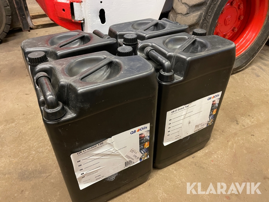 Syntetisk kuggväxelolja Q8 oils El Greco 150 4 st 20 Liters