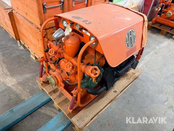 Motorspruta med vagn Albin A-900VW 1200