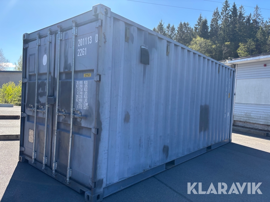 Förrådsscontainer 20-fot isolerad