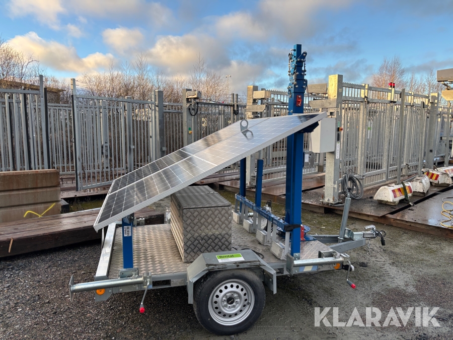 Belysningsmast PYP Energia TISG4F solceller