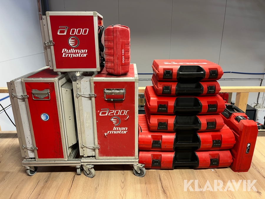 Paket med maskiner Hilti & Pullman