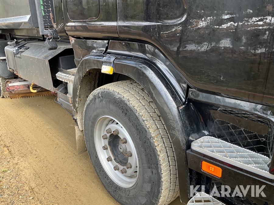 Lastväxlare med plogutrustning Scania 124