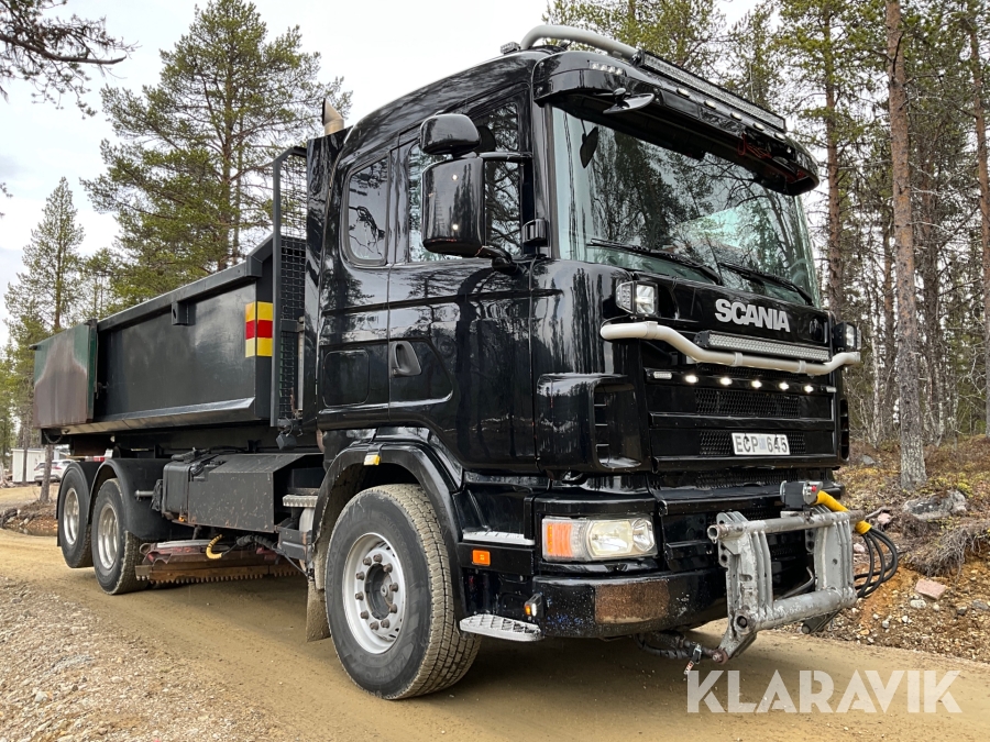 Lastväxlare med plogutrustning Scania 124