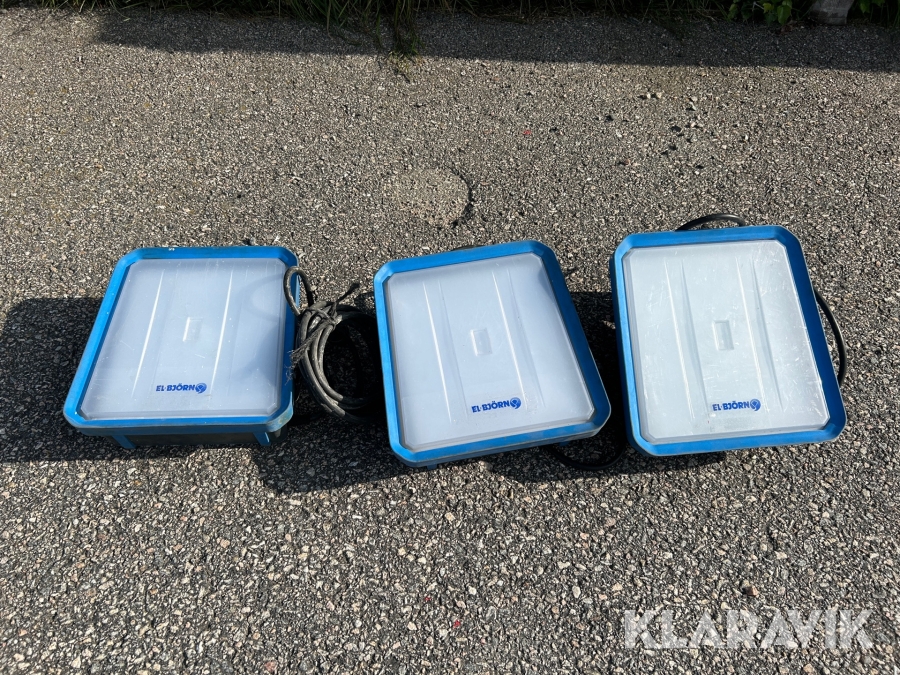 Bygglampor 3 st El-Björn 