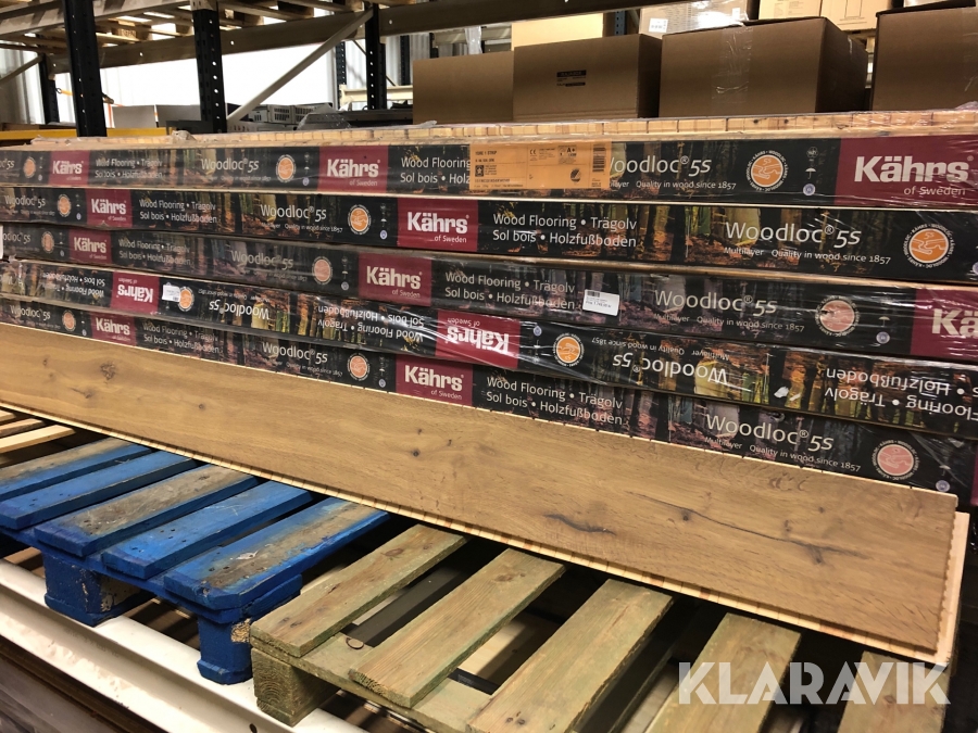 Ekparkett Kährs Ydre 1 Strip oljad, borstad 16 paket