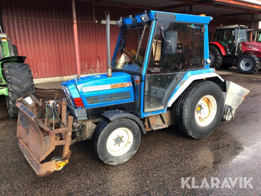 Kompakttraktor Iseki 530 Vikplog och Sandspridare
