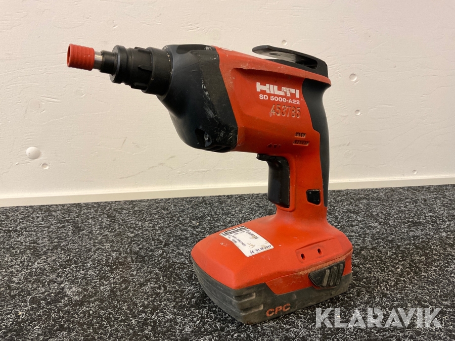 Batteridriven Gipsskruvdragare Hilti SD 5000 A22