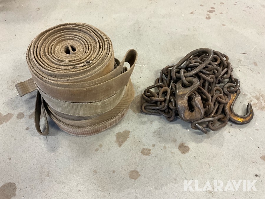 Bandsling 5 st sling och en lyftkötting