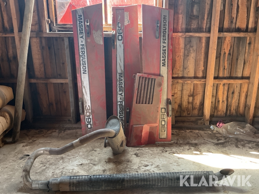 Sidoskärmar & avgassystem Massey Ferguson 3080