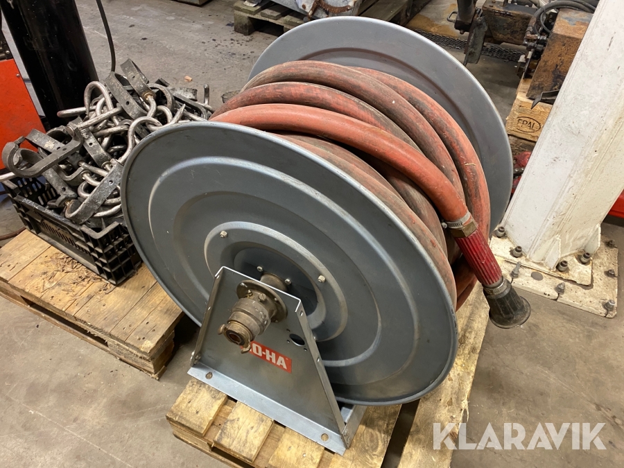 Brandslang på vinda