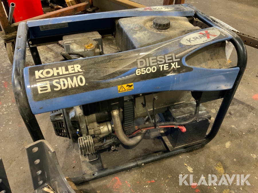 Elverk / dieselverk Kohler SDMO 6500 TE XL diesel