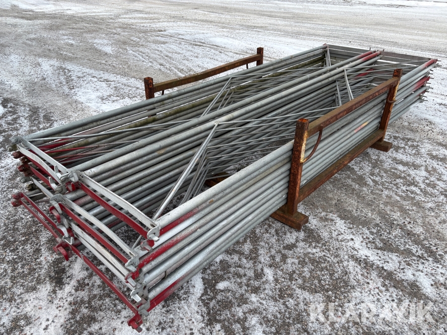 Dubbelräcke till modulställning 20st ringsystem