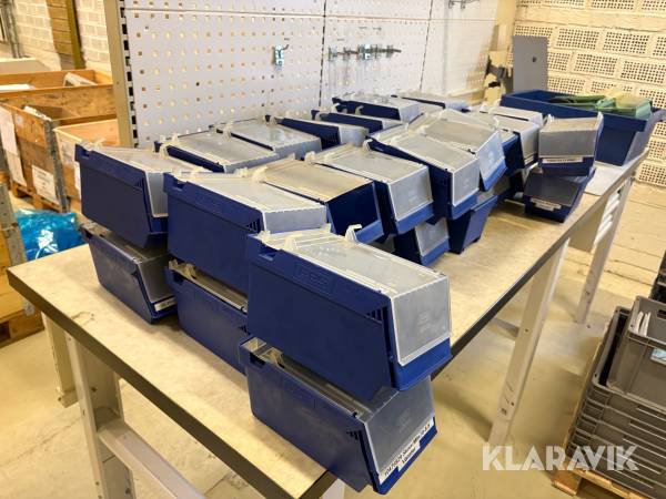 Förvaringslådor parti 36 st