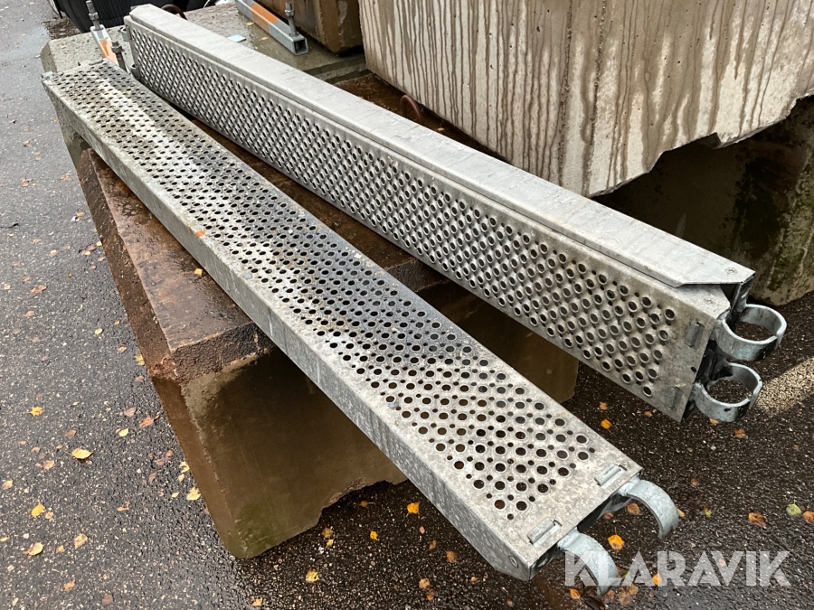 Aluplank till byggställning   2m, 3st