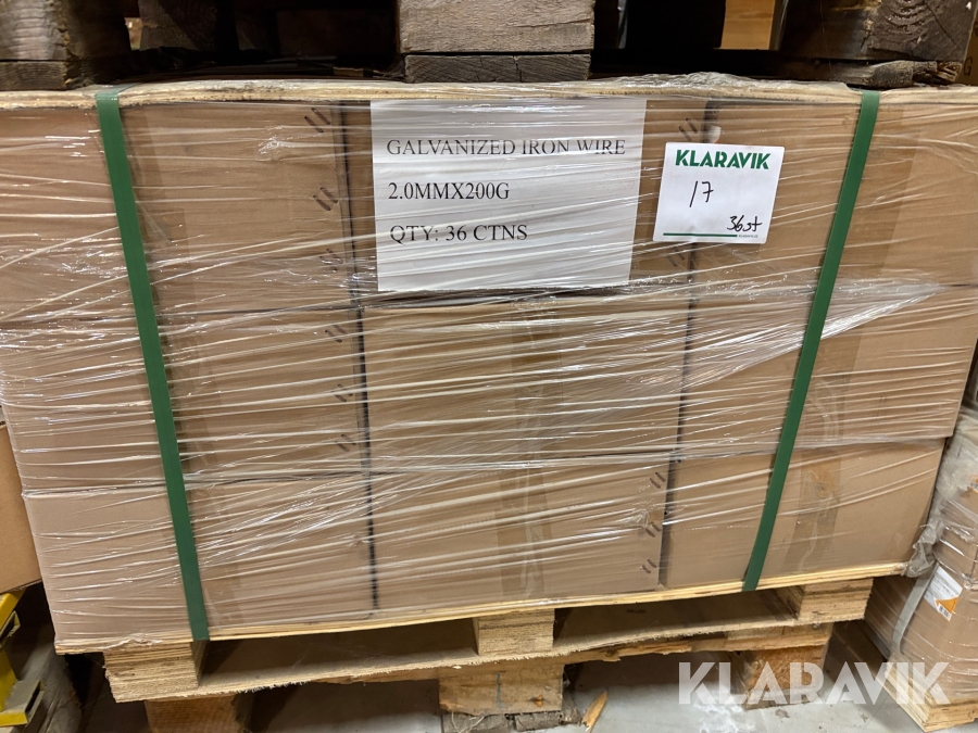 Najtråd Galvaniserad 2,0mm 1st pall