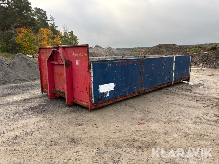 Lastväxlarflak med kranhyllsor