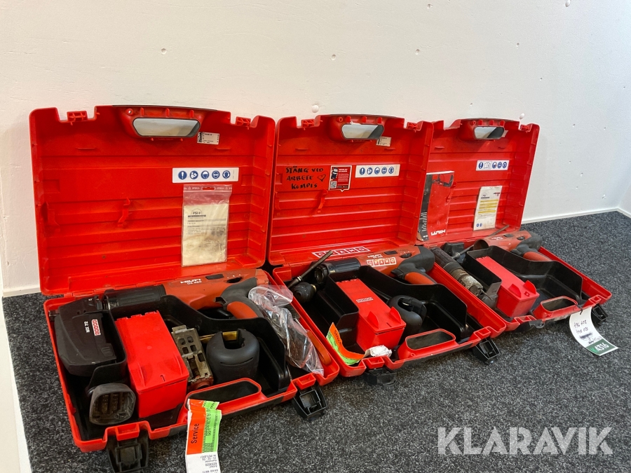 Krutdriven Bultpistol Hilti  DX  460 MX 72 3 objekt