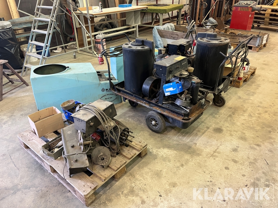 Högtryckstvätt KEW  5003VA 2st hetvattentvättar samt en kallvatten