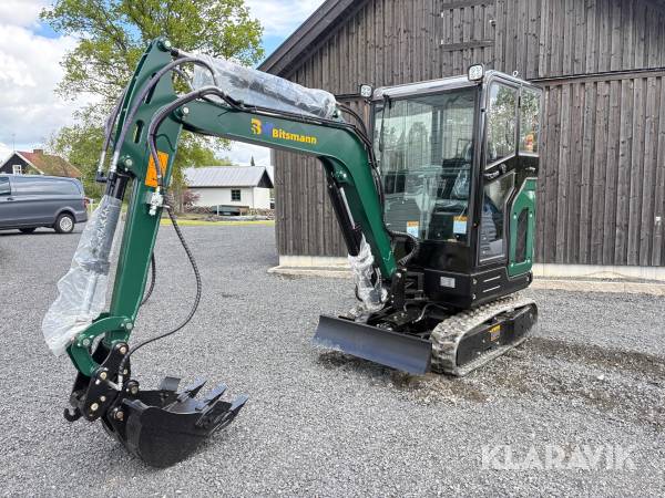 Grävmaskin Bitsmann BSM25 med Kubotamotor