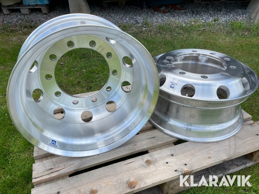 Fälgar 2st (Aluminium) 9,00 x 22,5 Alcoa