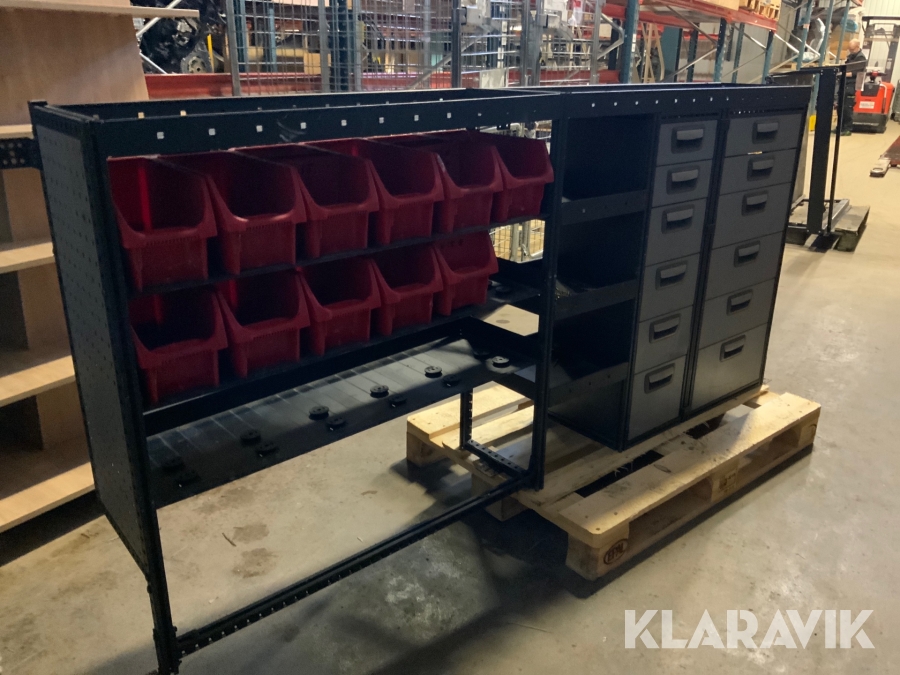 Inredning för skåpbil Modul System