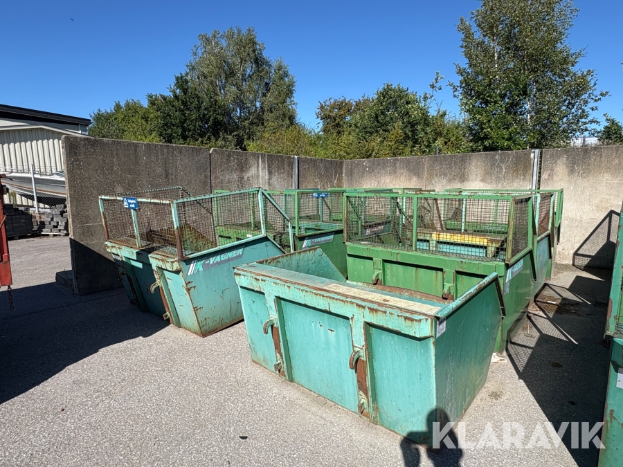 Tippcontainers K-Vagnen 8st