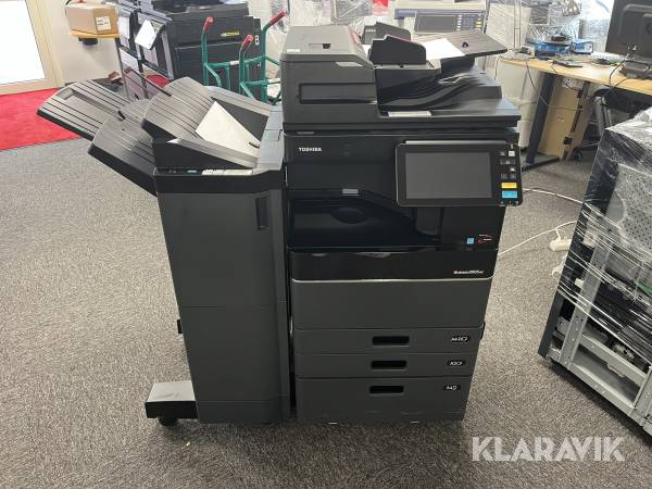 Multifunktionsskrivare A3/A4 Färg Toshiba e-studio 3005AC Dualscan/Häftning sortering