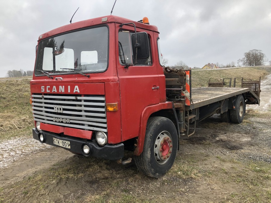 Maskinbil Scania 80