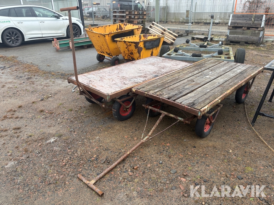 Materialvagn 2 st