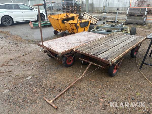 Materialvagn 2 st