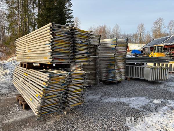 Ställningsmaterial Layher aluminium 200 delar