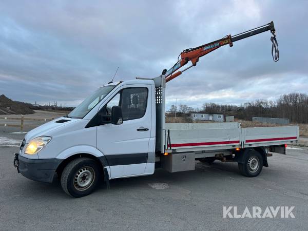 Flakbil med kran Mercedes-Benz Sprinter 315 CDI