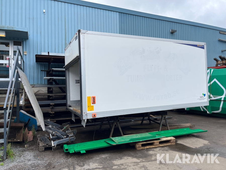 Transportskåp med bakgavellyft Ydre Skåpet & Z-lyften