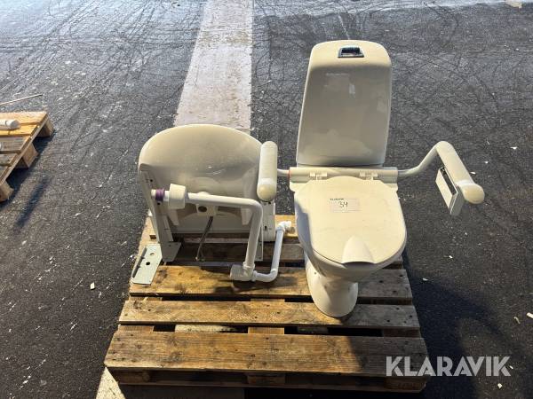 Toalettstol med handfat Gustavsberg/IDO 1st