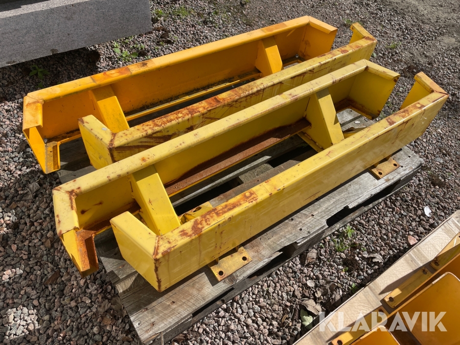 Påkörningsskydd för gavel 4st