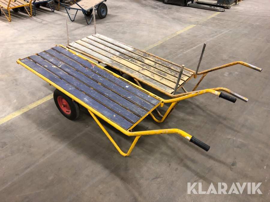 Perrongkärra 2 st Hörby Bruk
