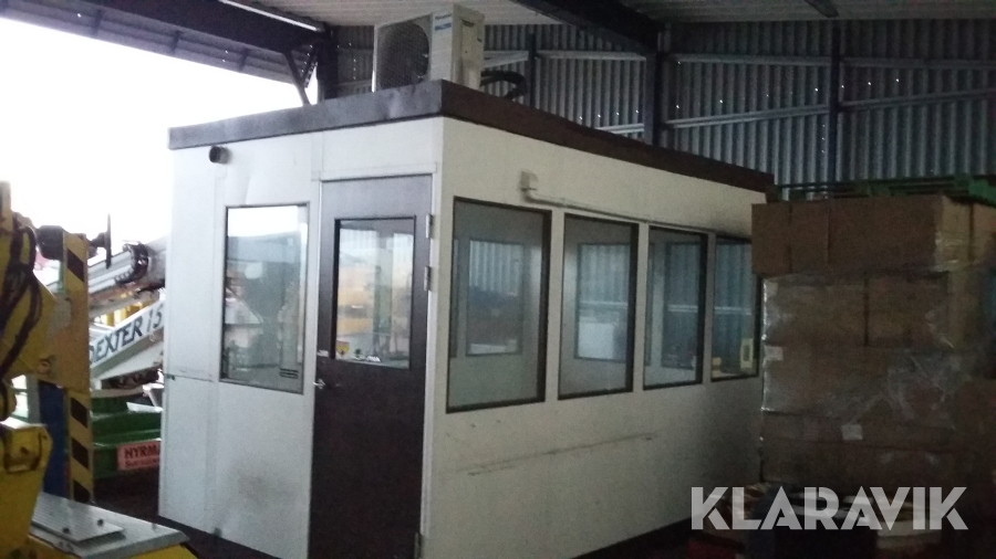 Kontorsmodul med luftvärmepump