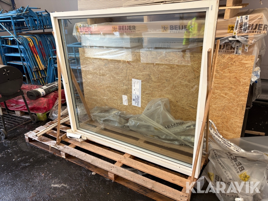 Fönster Elitfönster 1580x1780 brunt fast