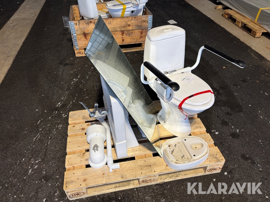 Toalettstol med handfat IDO/IFÖ 1st